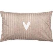 Clayre & Eef Kussenhoes Bruin Polyester Hart