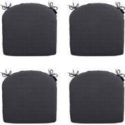 Madison -  Zitkussen Basic black - Ca. 46x48 cm - Set van 4