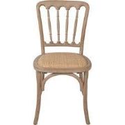 Clayre & Eef Eetkamerstoel 45x46x92 cm Bruin Hout