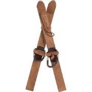 Clayre & Eef Vintage ski decoratie 11x4x28 cm Bruin Hout