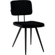 Kick eetkamerstoel Toby - Zwart