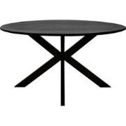 Kick eettafel Jake - 140cm - Zwart