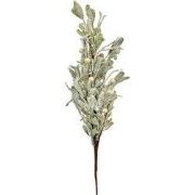 Clayre & Eef Decoratie Tak 45 cm Groen Zilverkleurig Kunststof