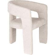 Housecraft Living Valentin Eetkamerstoel Gestoffeerd Beige - Set van 2