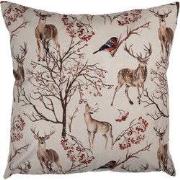 Clayre & Eef Kussenhoes 45x45 cm Beige Polyester Hert