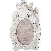 Clayre & Eef Fotolijst 9x13 cm Wit Polyresin Engelen