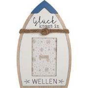 Clayre & Eef Fotolijst 10x15 cm Wit MDF Boot