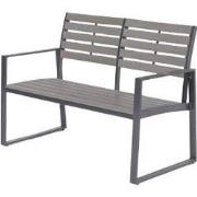Detroit parkbank - aluminium - polywood - 122 cm