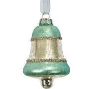 Clayre & Eef Kersthanger Ø 5x9 cm Blauw Glas