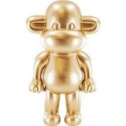 Ornament - Monkey Figurine 'The Legend'- Polyresin - Gold - 20,5x13,5x...