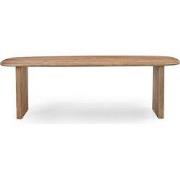 Eettafel Deens Ovaal - Naturel Mangohout - 240x100x77cm - Gin
