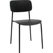 Kick eetkamerstoel Lio - Zwart