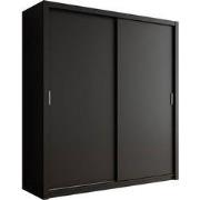 Meubella - Kledingkast Blake - Mat Zwart - 200 cm
