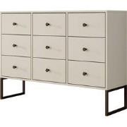 Meubella - Ladekast Lyndall - Beige - 115 cm