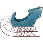 Clayre & Eef Arrenslee Kerst Groot 137x50x98 cm Blauw Metaal