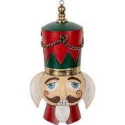 Clayre & Eef Kersthanger Notenkraker 22x16x38/50 cm Rood Metaal