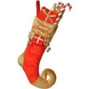 Clayre & Eef Kerstsok 24x7x46 cm Rood Synthetisch