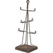 Clayre & Eef Mokkenrek 16x16x38 cm Bruin Metaal