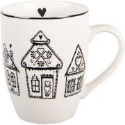 Clayre & Eef Mok 350 ml Beige Porselein Gingerbread house