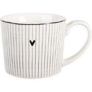 Clayre & Eef Mok 275 ml Wit Porselein Hart