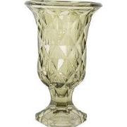 Clayre & Eef Vaas Ø 12x18 cm Groen Glas