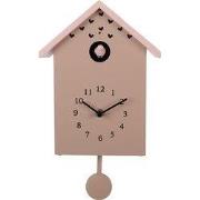 Clayre & Eef Koekoeksklok 20x10x26 cm Roze Kunststof
