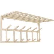 LOFT42 Kapstok Jaimy - Beige – Metaal – 6 dubbele haken - 80x35x30