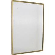 LOFT42 Industry Rectangle Spiegel - Metaal - antiek Messing - 60x40x4