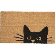 Clayre & Eef Deurmat 75x45 cm Bruin Kokos Kat