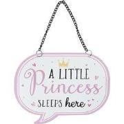 Clayre & Eef Tekstbord 17x13 cm Wit IJzer