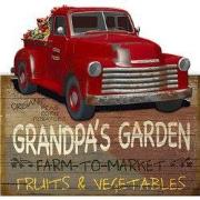 Clayre & Eef Tekstbord 50x48 cm Rood IJzer