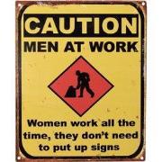 Clayre & Eef Tekstbord 20x25 cm Geel IJzer