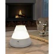 Leonardo tafellamp SALERNO - Wit, RGB, oplaadbaar