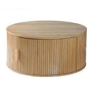 Ronde salontafel met opbergruimte D75 cm - ERNEST