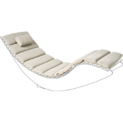 BRESCIA PREMIUM - Ligstoel kussen - Taupe - Polyester