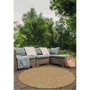 Brussels Uni Buitenkleed – Rond - Effen Indoor & Outdoor Vloerkleed – ...
