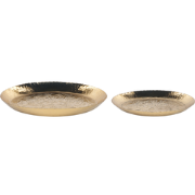 SADANE - Decoratief dienblad set van 2 - Goud - IJzer