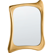 CONCARNEAU - Wandspiegel - Goud - PU glas/MDF