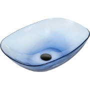 MOENGO - Wastafel - Blauw - Solide ondergrond