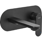 CHAPALA - Wandgemonteerde mengkraan - Zwart - Messing