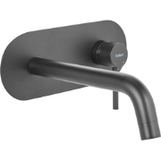 GUAIBA - Wandgemonteerde mengkraan - Zwart - Messing