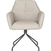 Eetkamerstoel Pete Off-White Spider Swivel - Giga Meubel