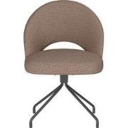 Eetkamerstoel Mick Taupe Spider Swivel - Giga Meubel