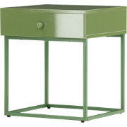 Lewis metalen nachtkastje groen - 43 x 41 cm