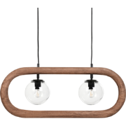 AYENSU - Hanglamp - Donkerbruin - Mangohout