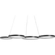 PIBOR - Hanglamp - Zwart - Aluminium