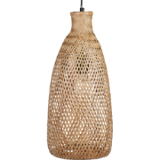 LWELA - Hanglamp - Lichte houtkleur - Bamboehout