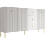Meubella - Dressoir Vermont - Wit - 180 cm