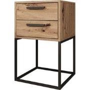 Meubella - Nachtkastje Sylvester 8 - Eiken - 40 cm