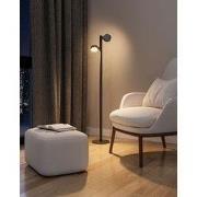 Sompex | vloerlamp RONDA| Dubbele lampen |  Zwart | oplaadbare vloerla...